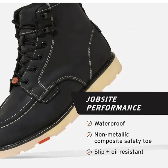 BRUNT Marin (Comp Toe) - 6" Waterproof Safety Toe Work Boot - New Without Box - Picture 13 of 15